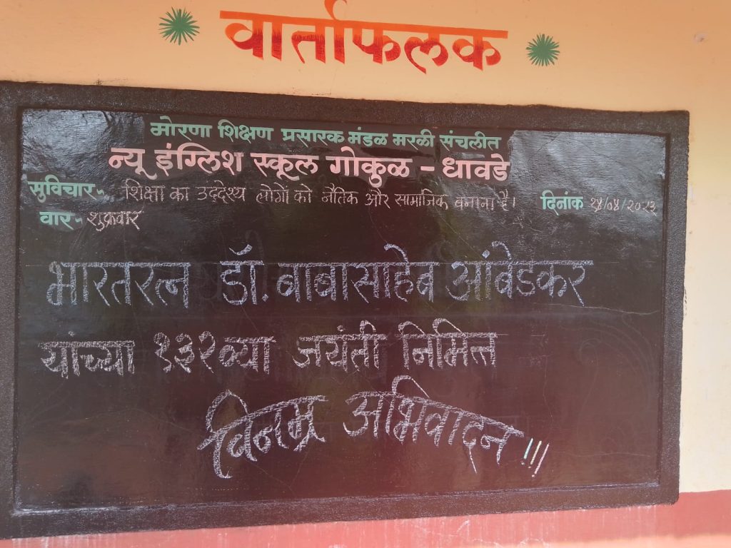 डॉ.बाबासाहेब आंबेडकर यांची 132 वी जयंती उत्साहात साजरी