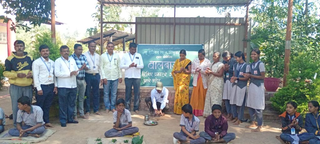 न्यू इंग्लिश स्कूल गोकुळ-धावडे विद्यालयात ‘बाल बाजार’ उत्साहात संपन्न; चिमुकल्यांच्या हातून ४६७२ रुपयांची आर्थिक उलाढाल.