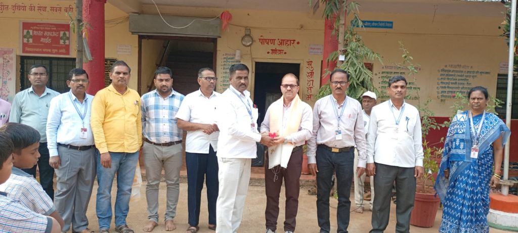 न्यू इंग्लिश स्कूल, गोकुळ-धावडे येथे ‘मुख्यमंत्री माझी शाळा, सुंदर शाळा’ अभियानाचे केंद्रस्तरीय परीक्षण उत्साहात संपन्न.