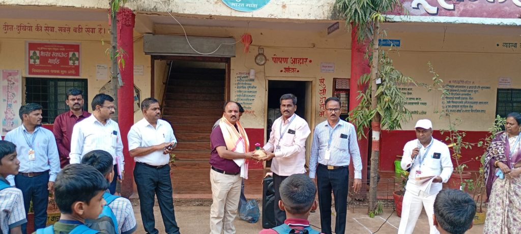 न्यू इंग्लिश स्कूल, गोकुळ-धावडे येथे ‘मुख्यमंत्री माझी शाळा, सुंदर शाळा’ अभियानाचे जिल्हास्तरीय परीक्षण उत्साहात संपन्न.